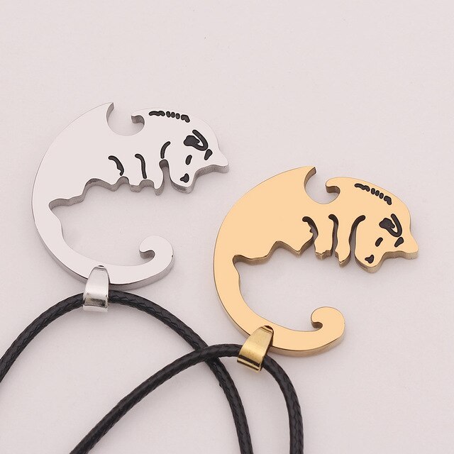 Cute Animal Pendant Necklace for Couples