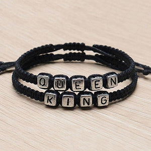 "King And Queen" Couple Bracelets