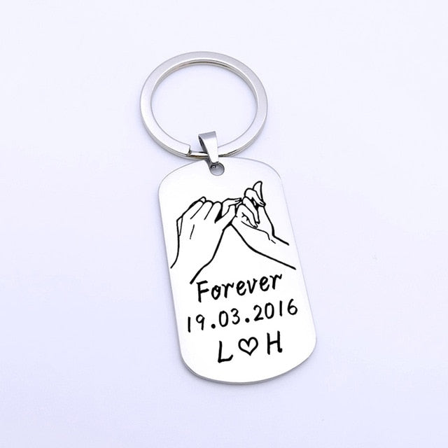 "Pinky Promise" Key Chain for Couples