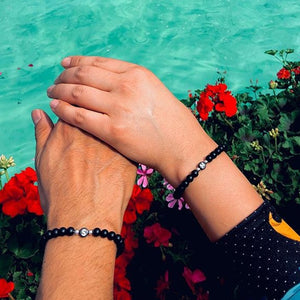 Natural Stones Beaded Bracelet for Couples