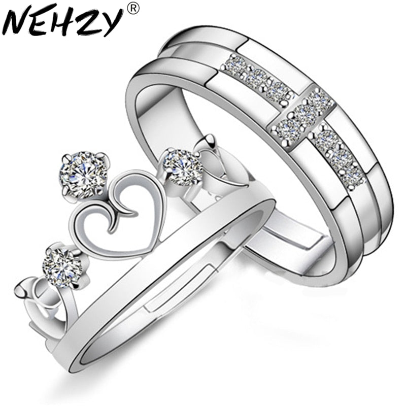 NEHZY Silver crown ring