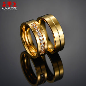 Auxauxme Romantic Couple Rings