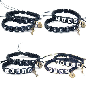 Cool Couple Bracelets "King And Queen"